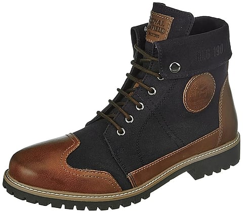 Royal Enfield Mens Kargil Boots Navy Shoes